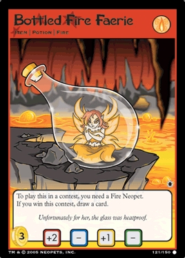 Bottled Fire Faerie